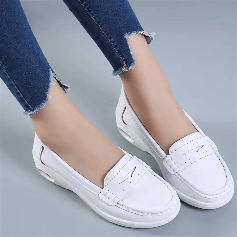 Useful Tech Accessories Gifts For Husband - Thick Sole Slipon White Trainers For
