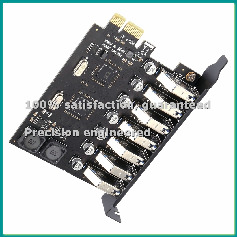 Usb Hub 7 Port - USB 3.0 PCI-E Expansion Card Adapter