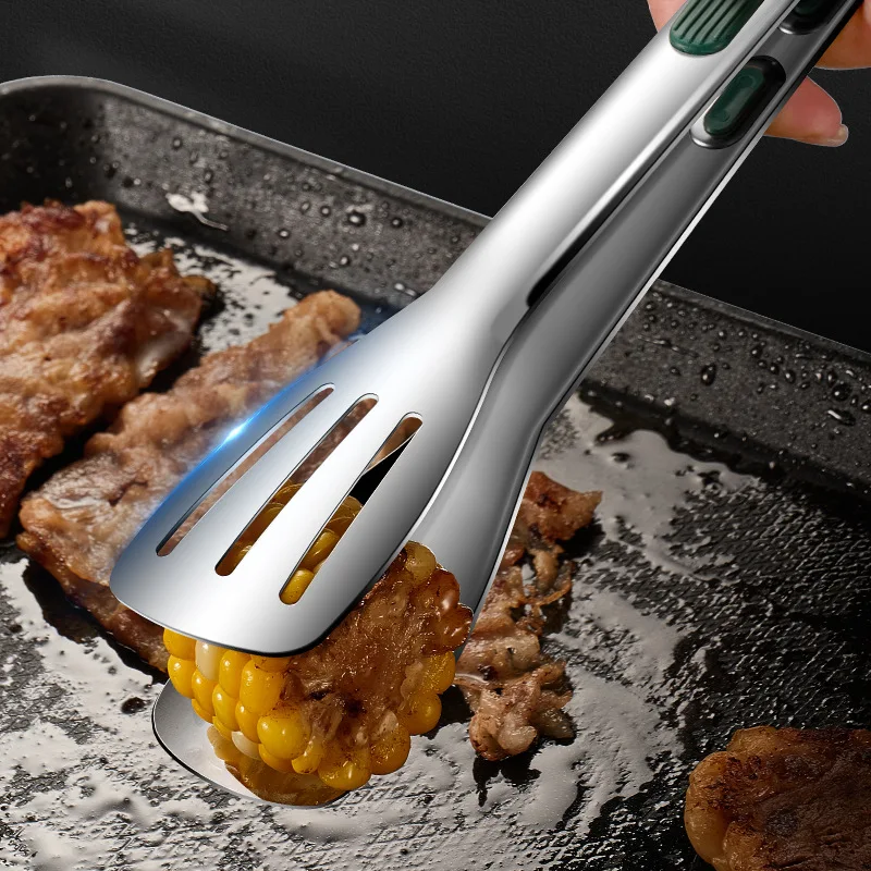 Hi Tech Kitchen Accessories - Stainless Steel BBQ Clip Non-Slip Food