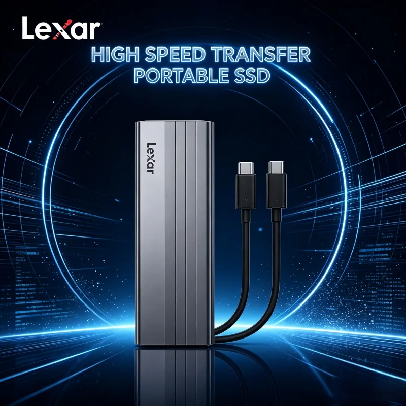Portable Ssd Enclosure - 10Gbps High Speed Lexar E300 M.2