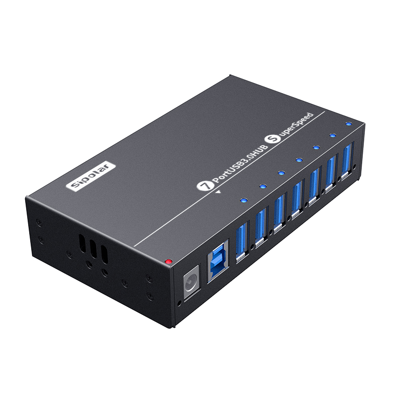 Usb Hub 7 Port - A-173 Sipolar 7 Port Usb Hub