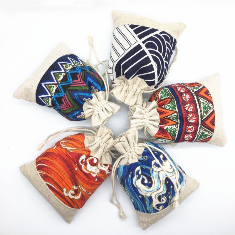 Ethnic Style Drawstring Bag Je - đánh giá và giá Travel Cable Organizer