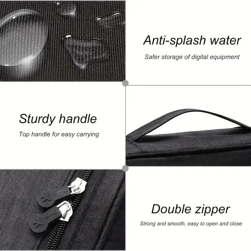 Portable Tech Organizer Case f - đánh giá và giá Tech Accessories Organizer Pouch