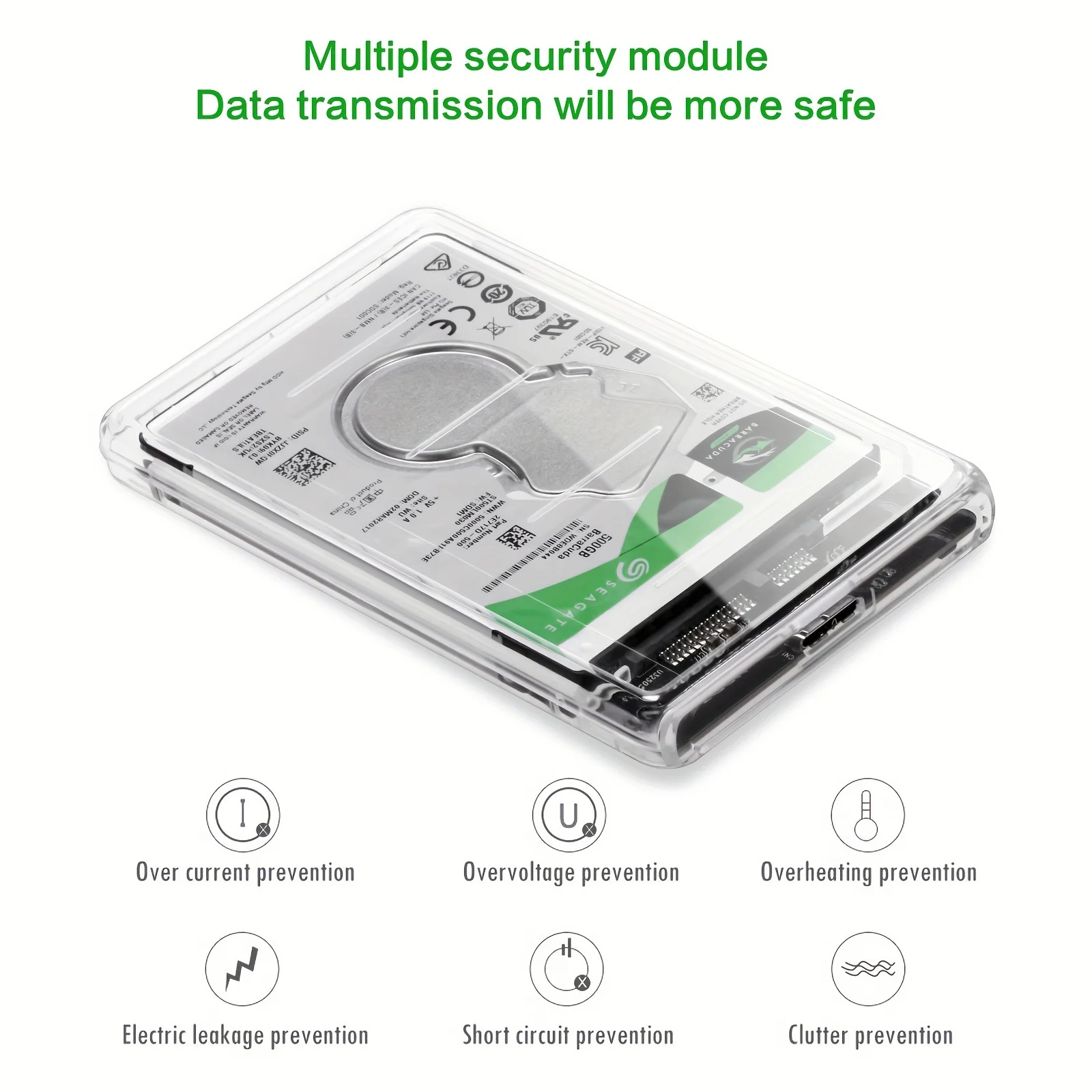 Transparent HDD Case HDD Enclo - đánh giá và giá Portable Ssd Enclosure