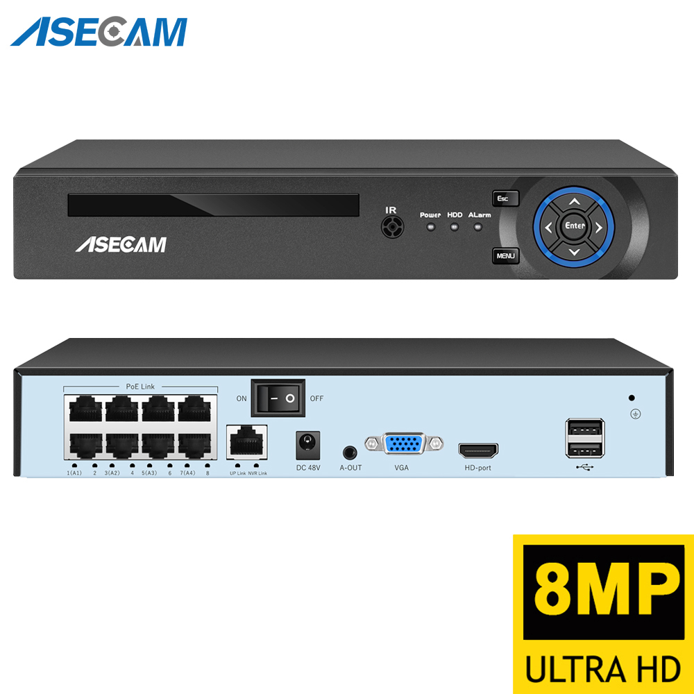 Super 8MP POE NVR Video Record - đánh giá và giá Usb Hub 7 Port