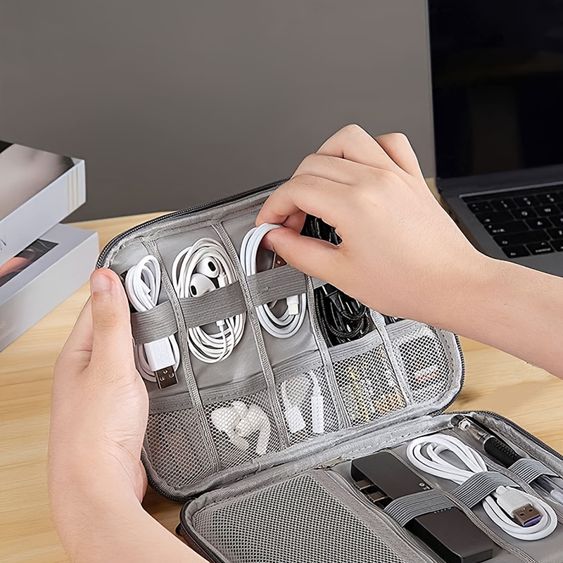 1pc Travel Cable Organizer Cas - đánh giá và giá Tech Accessories Organizer Pouch