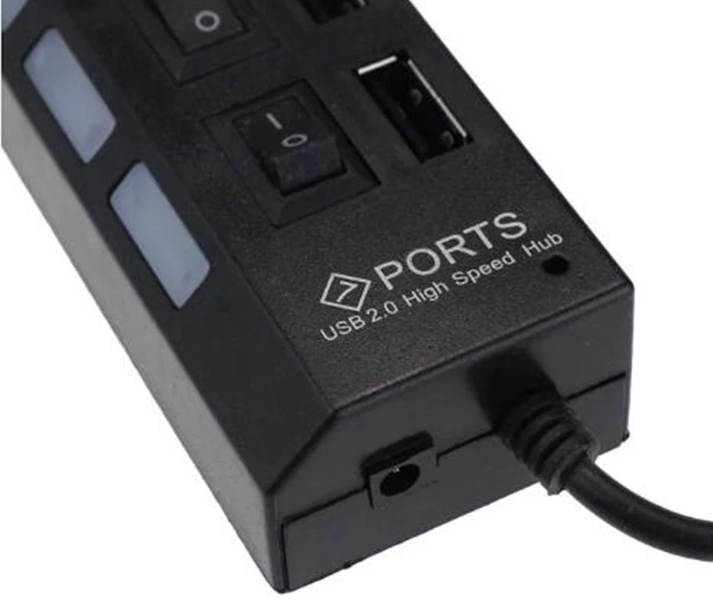 7 Port USB 2.0 Hub Splitter Fo - đánh giá và giá Usb Hub 7 Port