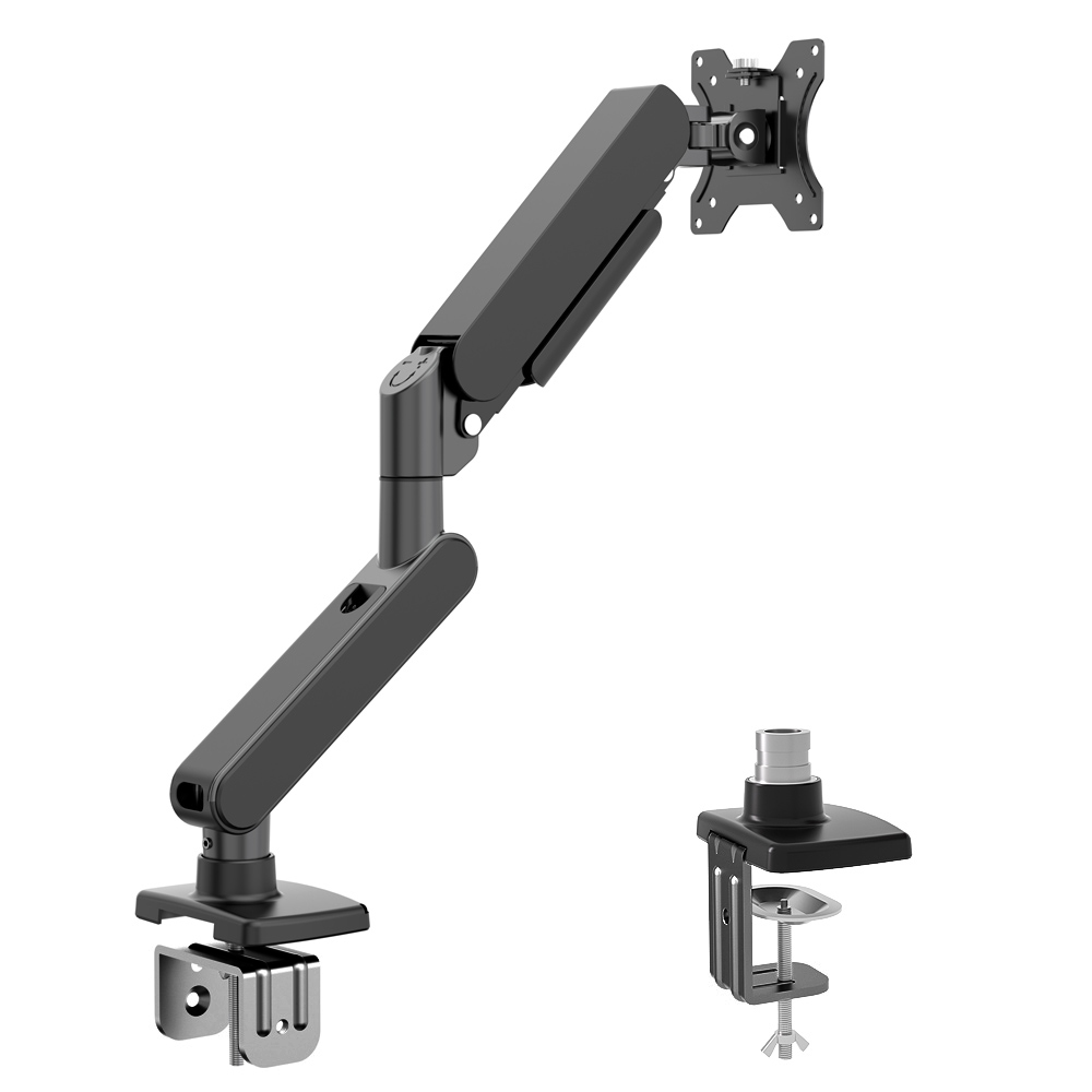 White Single Monitor Arm Desk  - đánh giá và giá Monitor Arm Single