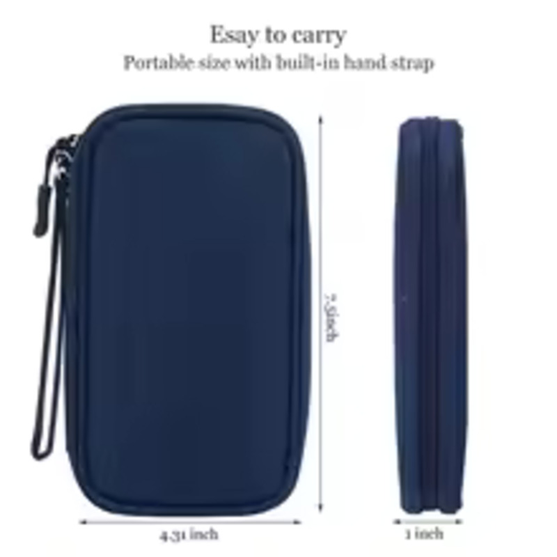 1PCS Grey/Black/Pink/Navy NEW  - đánh giá và giá Travel Cable Organizer