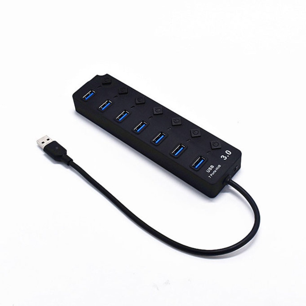 7 in 1 USB 3.0 Hub Independent - đánh giá và giá Usb Hub 7 Port
