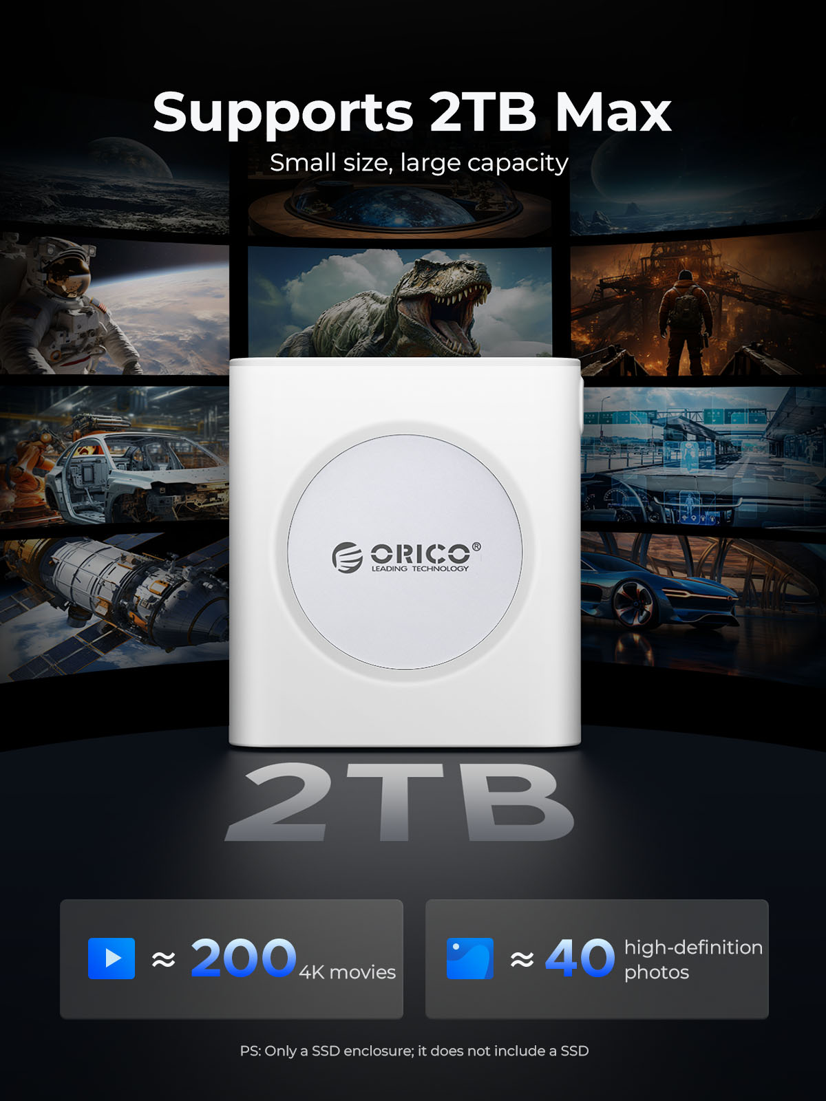 ORICO M.2 2230 NVMe SSD Enclos - đánh giá và giá Portable Ssd Enclosure