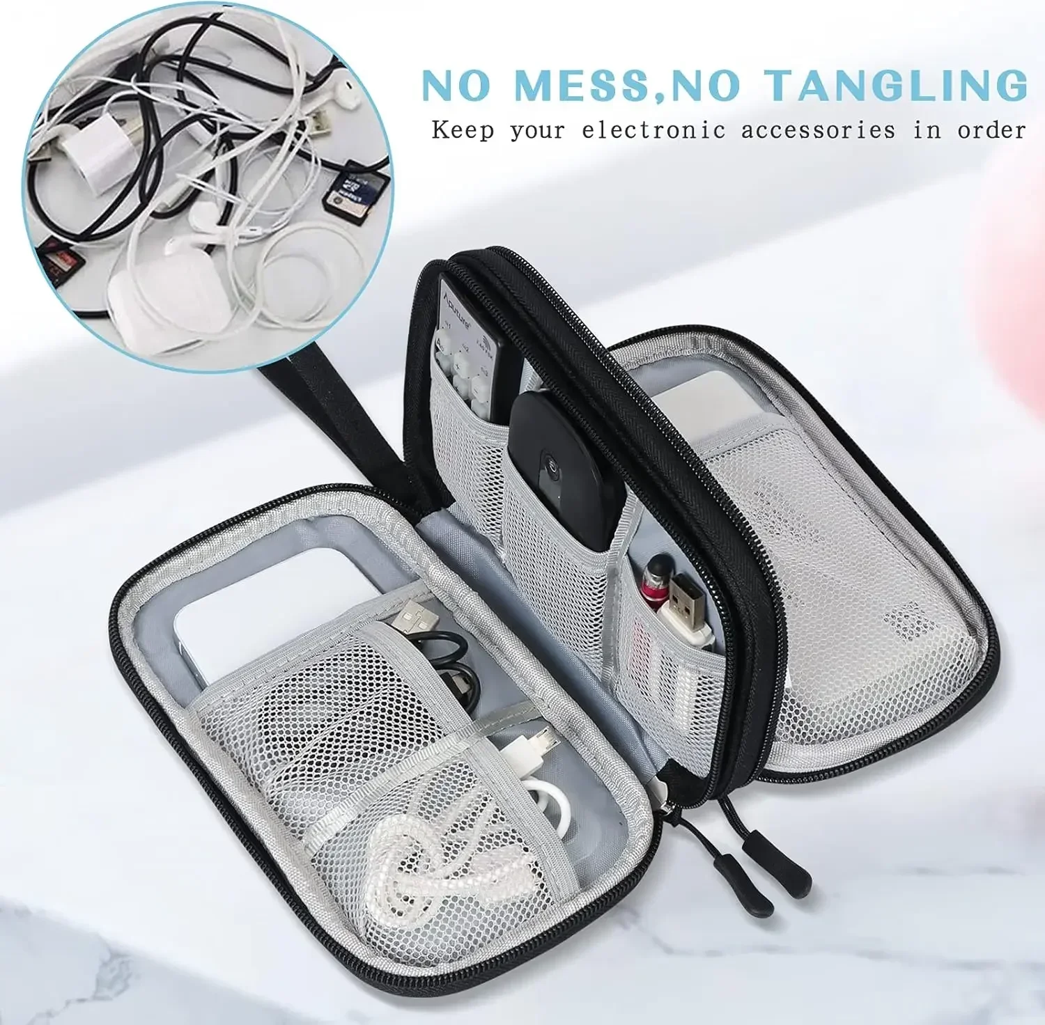 Travel Cable Bag Portable Digi - đánh giá và giá Travel Cable Organizer