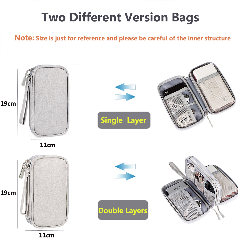 Multifunctional Makeup Bag Cab - đánh giá và giá Travel Cable Organizer