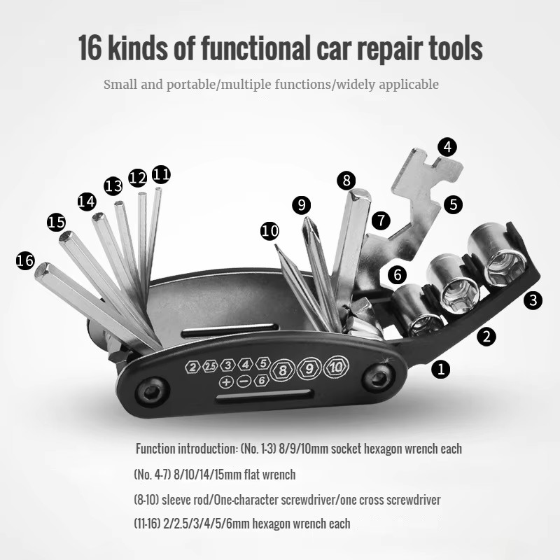 Portable Bicycle Repair Tools  - đánh giá và giá Useful Tech Accessories
