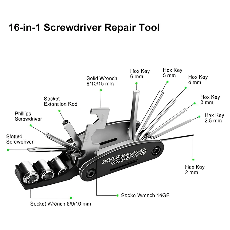 Portable Bicycle Repair Tools  - đánh giá và giá Useful Tech Accessories
