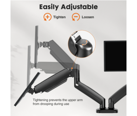 Dual Monitor Stand Arm, Gas Sp - đánh giá và giá Monitor Arm Single