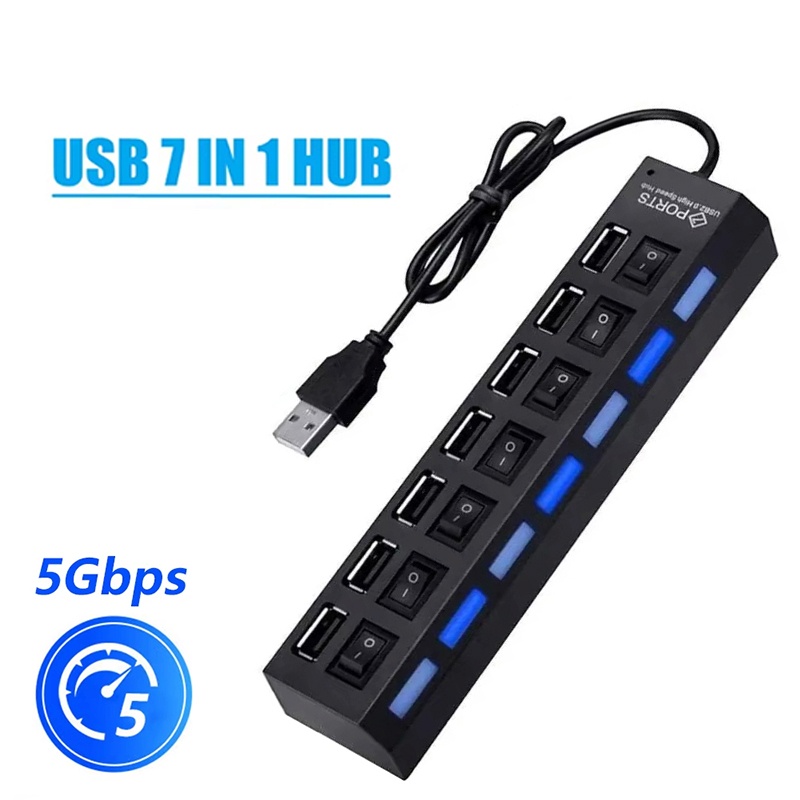 USB 2.0 Hub USB High Speed Spl - đánh giá và giá Usb Hub 7 Port