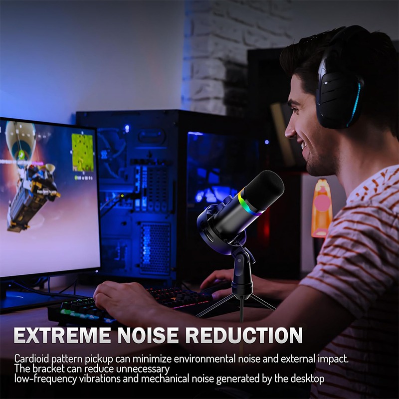 USB Gaming Microphone with Boo - đánh giá và giá Monitor Arm Single