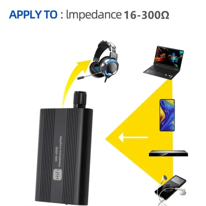 16-300Ω HiFi Headphone Amplifi - đánh giá và giá Usb Hub 7 Port